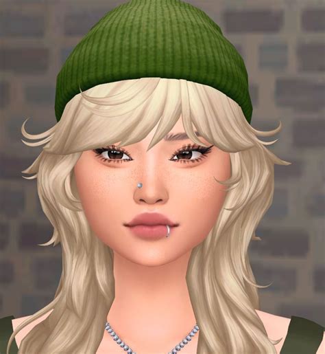 Phoebe Hair Kamiiri Sims Hair Sims 4 Sims 4 Characters