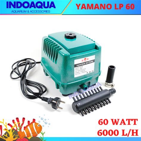 Indoaqua Pompa Udara Kolam Ikan Aerator Bioflok Ikan Yamano Lp 60