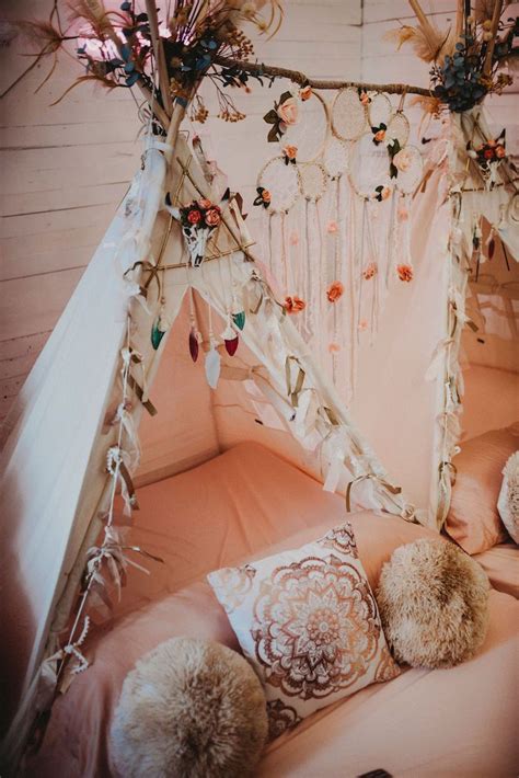 Rustic Boho Sweet 16 Sleepover Party Karas Party Ideas Boho