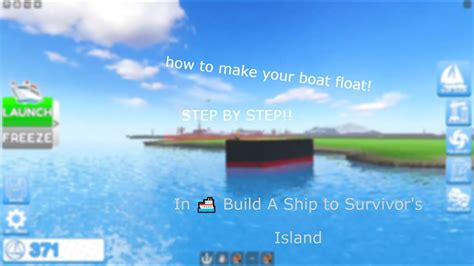 Is Your Boat Ship Sinking In Build A Ship To Survivor S Island Watch