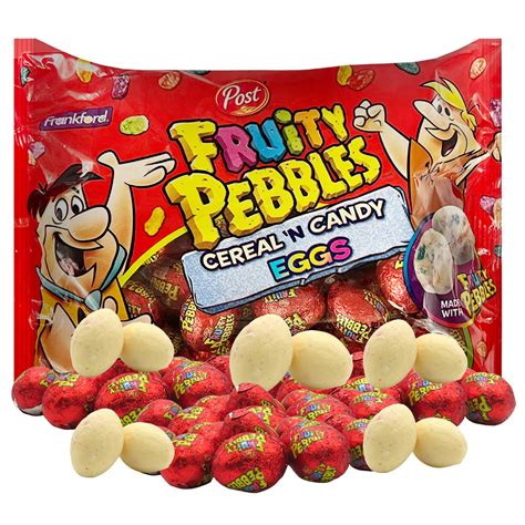 Buy Solid White Chocolate Eggs Filled With Fruity Pebbles Cereal