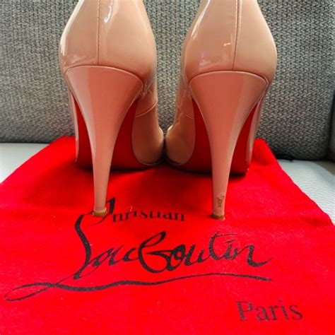 Christian Louboutin Shoes Christian Louboutin Nude Peep Toe Pumps