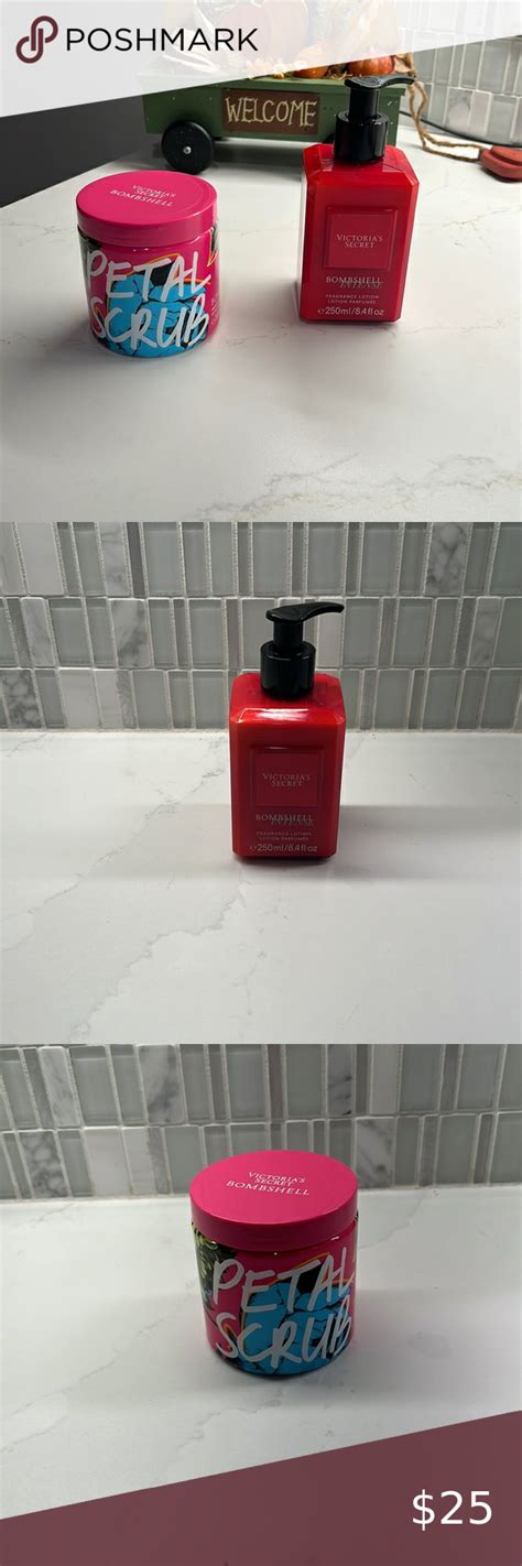 Victoria Secret Bomshell intense lotion and body scrub Bever used ...