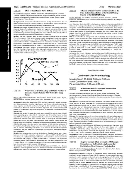 (PDF) 1106-177 Pharmacokinetics of clopidogrel and its active ...