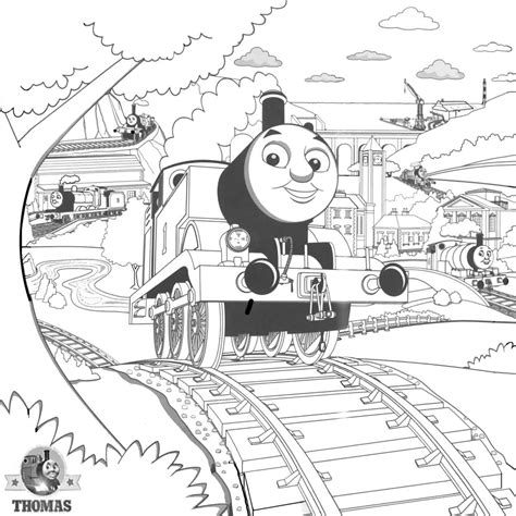 Steam Locomotive Coloring Page At Free Printable