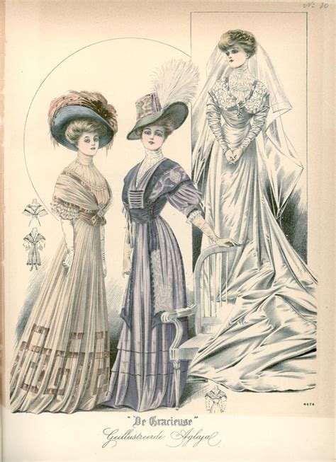 Netherlands De Gracieuse Fashion Illustration Vintage Fashion