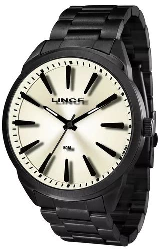 Relogio Lince Masculino Mrn4385s C1px Preto Analogico Cor Do Fundo