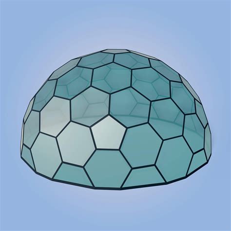 Geodesic Dome - 3D Model by Ocstard