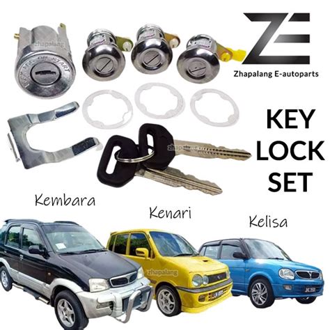 Perodua Kelisa Kenari Kembara Key Lock Set Ignition Starter Switch