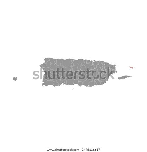 Isla Culebra Map Administrative Division Puerto Stock Vector (Royalty Free) 2478116617 ...