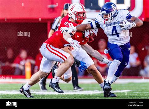 Lincoln NE U S 21st Oct 2023 Northwestern Wildcats Running Back