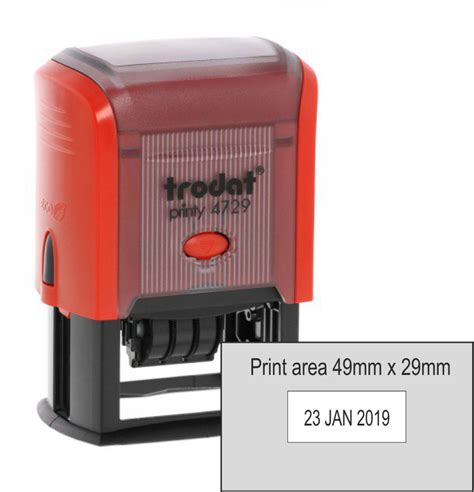 Trodat Printy Dater Mm X Mm Andover Rubber Stamp