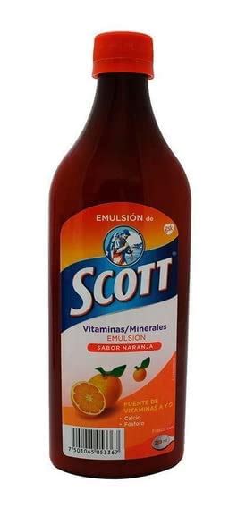 EMULSION SCOTT NARANJA 200ML Distribuidor De GSK OTC