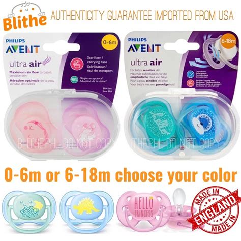 Philips Avent Soothie Pacifier Orthodontic Lightweight Ultra Soft For