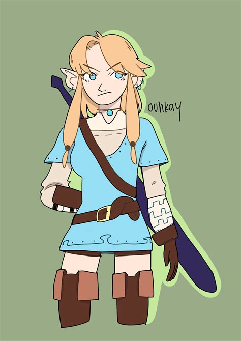 Fanart Art Oc I Designed A Botw Linkle Breathofthewild