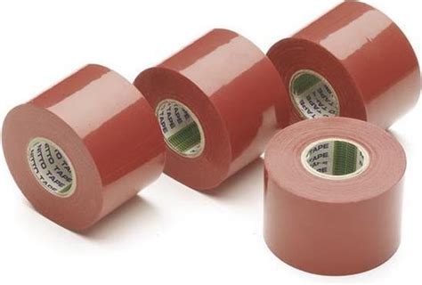 Isolatietape Nitto Rood Mm X M Bol