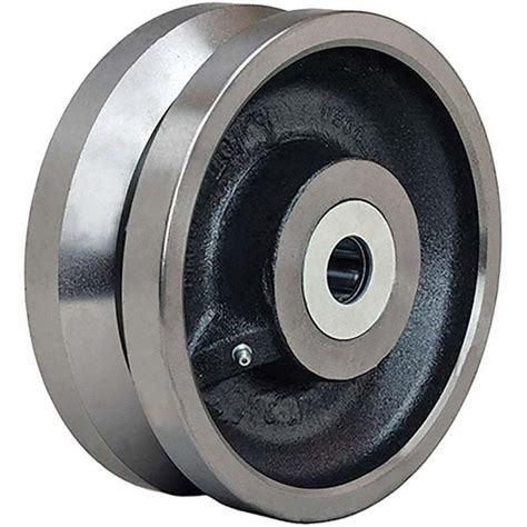 Hamilton V Groove Caster Wheel Forged Steel Dia Wide