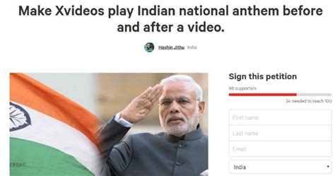 Meanwhile Someone Has Launched A Petition To Make Xvideos Play National Anthem Before And After