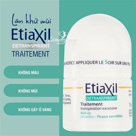 Lăn khử mùi đặc trị hôi nách Etiaxil Traitement 15ml của Pháp EVA