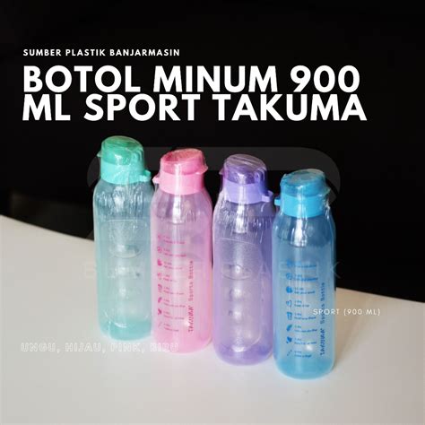 Jual Botol Minum Sport Ml Bulat Plastik Murah Bagus Takuma T