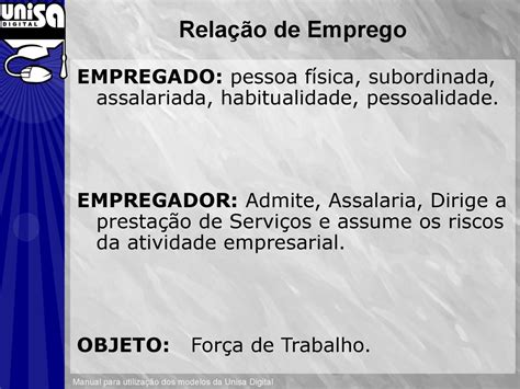 Direito do Trabalho e Previdenciário ppt carregar