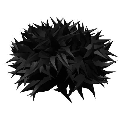 Black Messy Spiky Hair Roblox Item Rolimon S