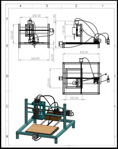 design set up of the programmable 3-D CNC milling machine | Download ...