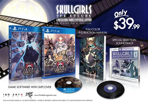 Skullgirls Nd Encore Limited Run Physical Edition Announced Gematsu