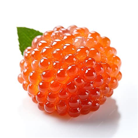 Premium Ai Image Isolated Of Alaskan King Salmon Roe A Jewellike