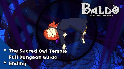 Baldo The Guardian Owls The Sacred Owl Temple Dungeon Boss Guide