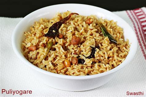 Puliyogare Recipe Tamarind Rice Recipe In Karnataka Style With Video