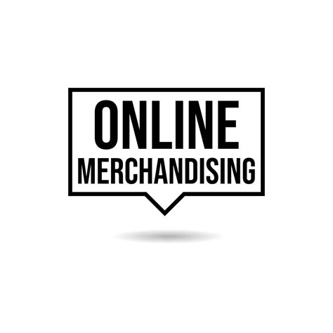 Online merchandising business icon label design vector 20301338 Vector ...