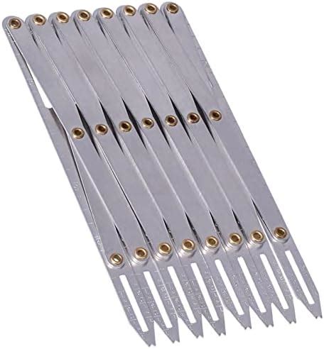 Dpofirs Expanding Sewing Gauge Aluminum Sewing Gauge Quilting Button