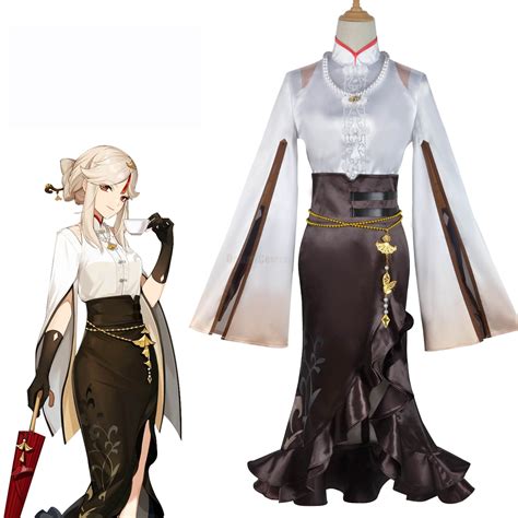 Genshin Impact X Pizza Hut Ningguang Cosplay Costume Hqcosplay