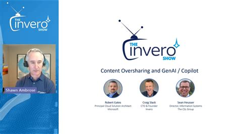 The Invero Show Content Oversharing And GenAI Copilot For Microsoft