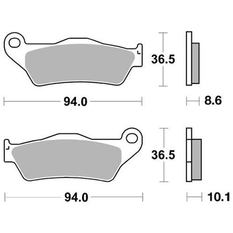 Sbs Rear Brake Pad Gs Ac