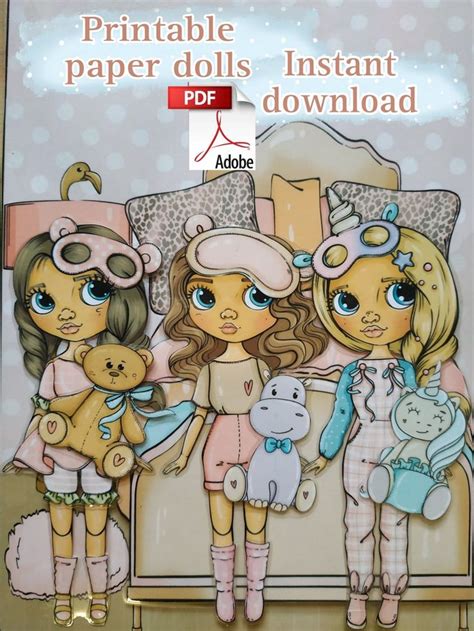 Printable Paper Doll Blythe With Clothes Digital PDF Instant Download ...