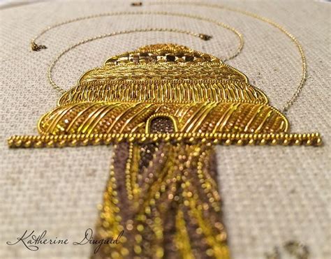 Beehive It S Finished Katherine Diuguid Gold Work Embroidery Bee