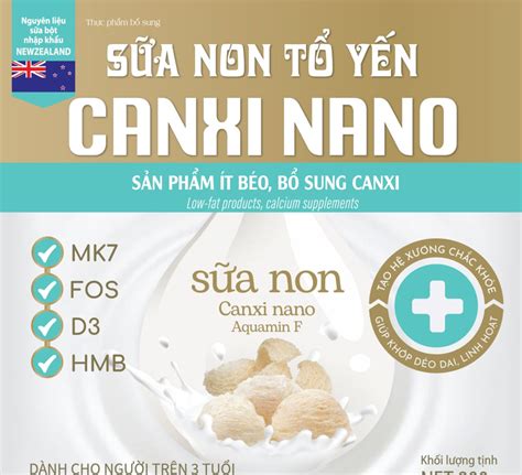 8936221118977 - Thực phẩm bổ sung SỮA NON TỔ YẾN CANXI NANO