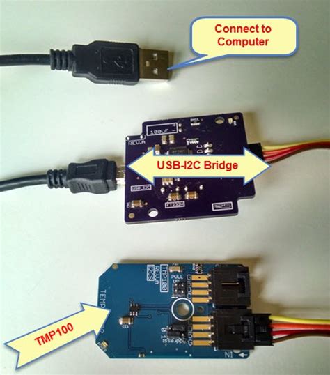 Test I2c Device Tmp100 With Comm Operator Serial Port Tool