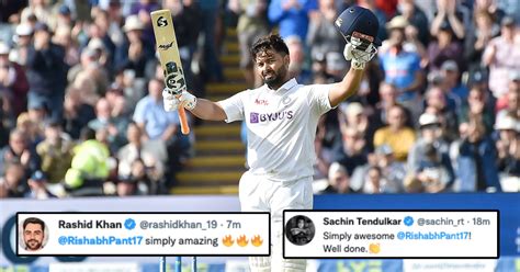 Eng Vs Ind Twitter Goes Crazy As Rishabh Pant Smashes Century In Edgbaston Test