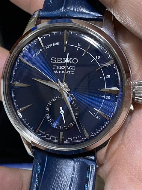 Seiko Presage Cocktail Blue Moon Ssa Japan Made Luxury Watches