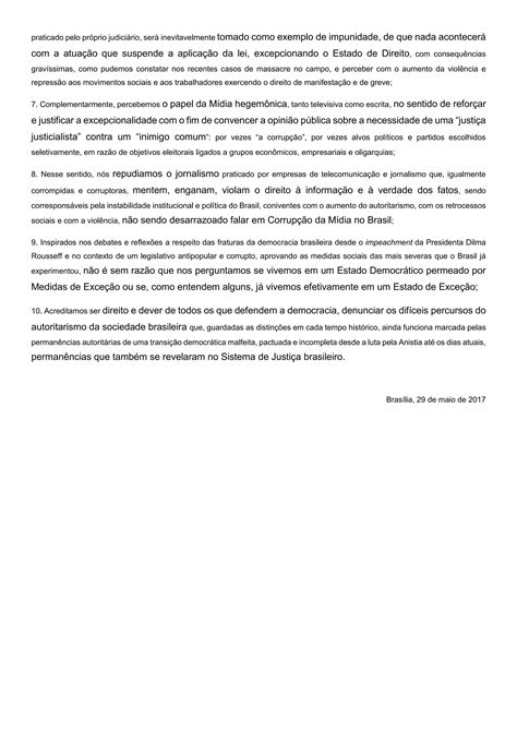 Carta De Brasília Pdf