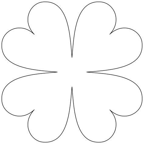 Shape Of Shamrock Free Printable Papercraft Templates