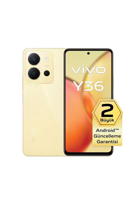 vivo Y36 256 Gb 8 Gb Ram Altın Sarısı ( Vivo Türkiye Garantili ...