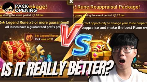 Opening Rune Packs Better Results Than Reapp Packs Summoners War