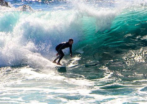 Surfer At Laguna Beach Ca