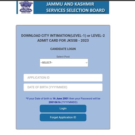 Big Breaking Jkssb Faa Admit Cards Out Check Details Here