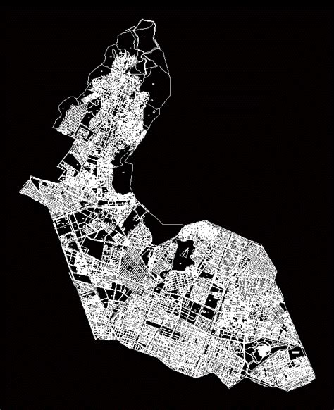 Plano Delegacion Gustavo A Madero En AutoCAD Librería CAD