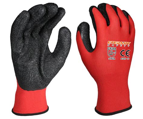 Crinkle Latex Palm Coated Gloves For Construction | EternitySafety